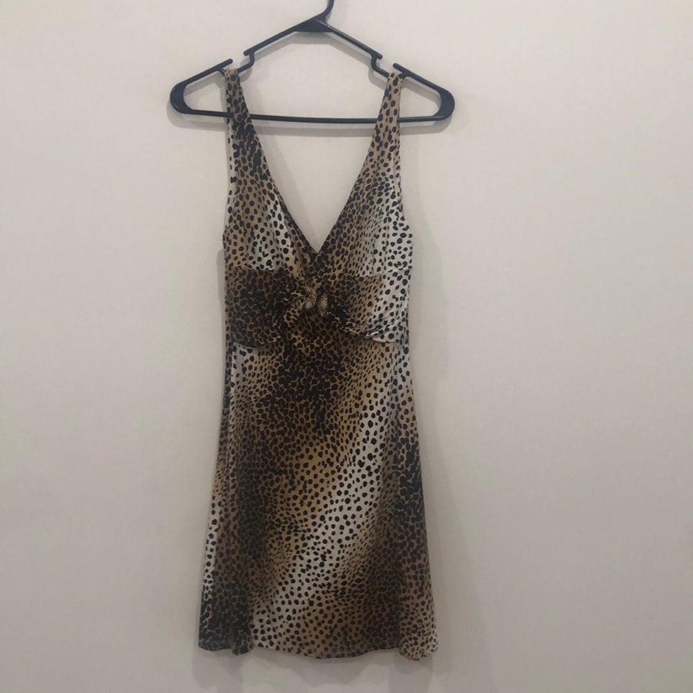 Roberto Cavalli leopard mini dress 🔥🐆